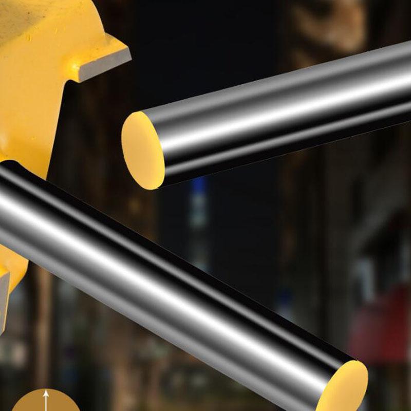 4 Schneiden T-Nutfräser 6,35mm Schaft D 40mm Holzbearbeitungswerkzeug Oberfräser für Trimmmaschine