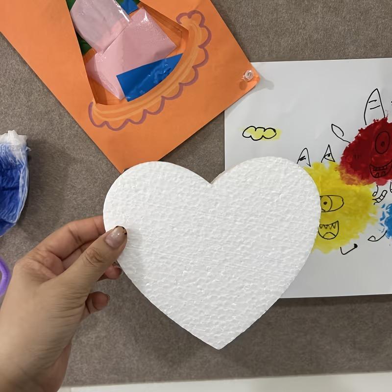 12pcs 15cm Valentine's Day Heart-shaped Foam DIY Decorations for Valentine's Day DIY Gifts Wedding Decor Art Supplies Craft Tool