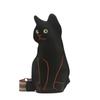 Cartoon Black Cat Chest Pouch Adjustable Strap Multi-functional Cat Shoulder Bag Anti-splash Water Large Capacity