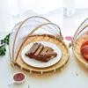 1/2/3 Tier Storage Tray Bamboo Woven Baskets Handmade Fruit Bread Snack Plate Kitchen Dining Room Desk Picnics Basket Organizer