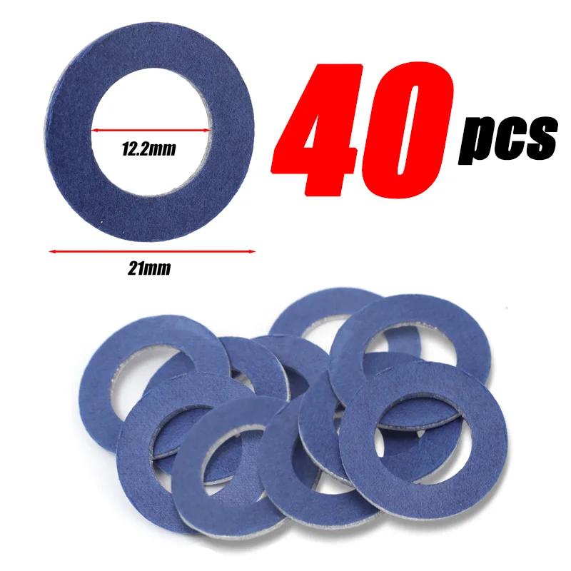 Car Screw Gasket for Toyota Cars Engine Seal Aluminum Oil Drain Plug Screws Washers Wear Part Automotive Replacement Accessories