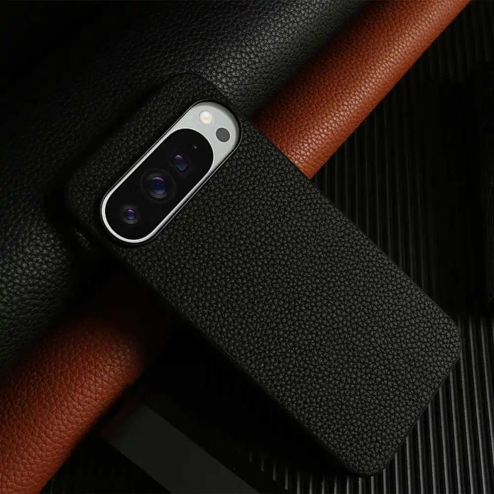 Luxus Pixel 10 Pro Hülle Business Rindsleder Handyhüllen Für Google pixel9pro 7A 8pro Vollschutz Stoßfeste Rückabdeckung