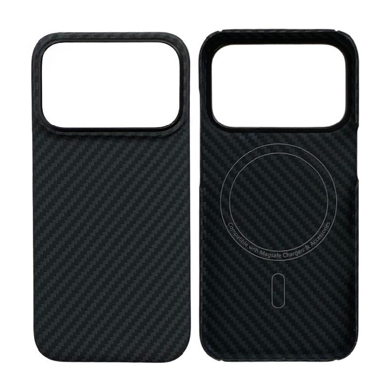 iPhone 17 Pro Kevlar Aramid Fiber Magnetic Case - Fingerprint Resistant iPhone 17 Pro