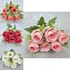 Simulation Flower Rose Bouquet For Event Decoration And Photography Prop
