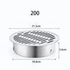 Stainless Steel Balcony Drainage Roof Round Floor Drain Cover Rain Pipe Cap Floor Drain Odor And Blockage Prevention