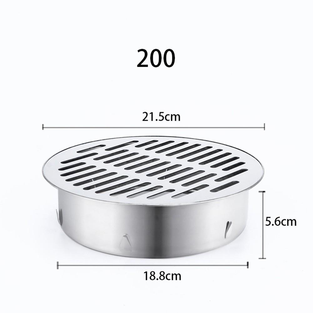Stainless Steel Balcony Drainage Roof Round Floor Drain Cover Rain Pipe Cap Floor Drain Odor And Blockage Prevention