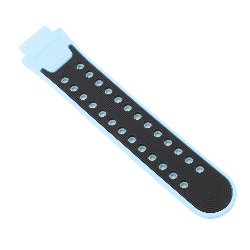 Cinturino Intelligente per Bambini da 15mm Resistente all'Acqua Leggero in Silicone Sostituzione con Fibbia in Acciaio Inossidabile per Sport Blu