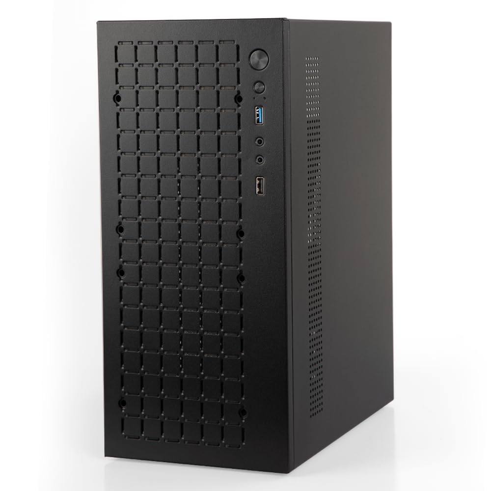 

Micro ATX Case PC Case MATX Case Mini PC ITX Desktop Computer Case Support Micro ATX MATX DTX ITX Mini PC Support HDD USB3.0, 3.5 (Black)
