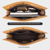 Men's Large Capacity Crazy Horse Leather Crossbody Bag - Genuine Leather Retro Tablet Handbag