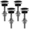 KindnessJP 4PCS Car Hood Pin Stainless Steel Car Bumper Latch Kit Aluminum Alloy Hood