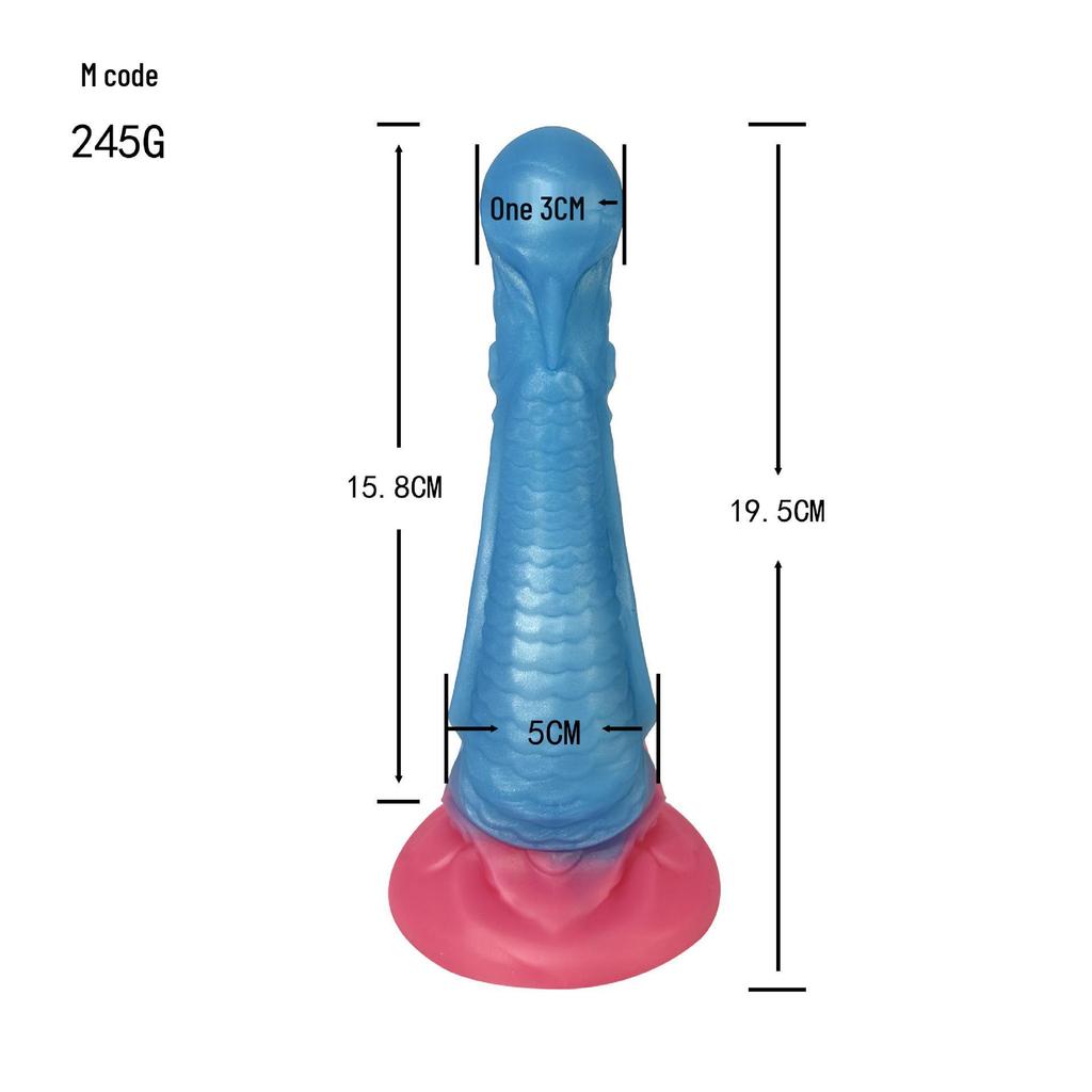 Alien Simulation Silicone Anal Plug and Dildo for Male and Female Sensual Play.