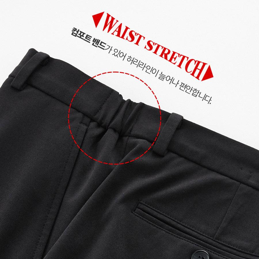 STCO Diems Motion-Free Comfort Elastic Waist Slacks_Black (Tapered Fit)_Dpavz08Csb