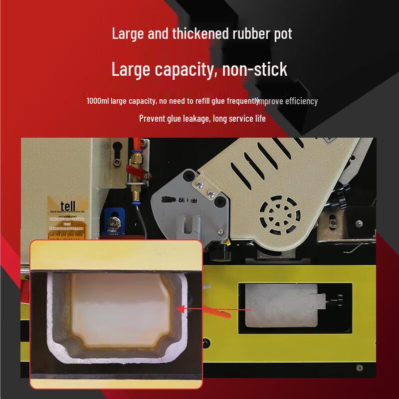 Dust Master Woodworking Edge Bander with Trimmer and Polisher CN plug (adapter included)