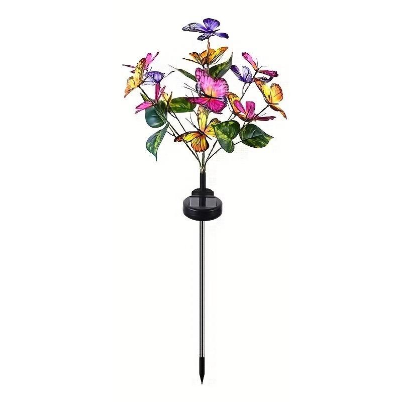 

Solar Garden Colorful Butterfly LED Light, Solar Light Outdoor Waterproof, Outdoor Christmas Light, Courtyard Lawn Path Garden Decoration 1PC