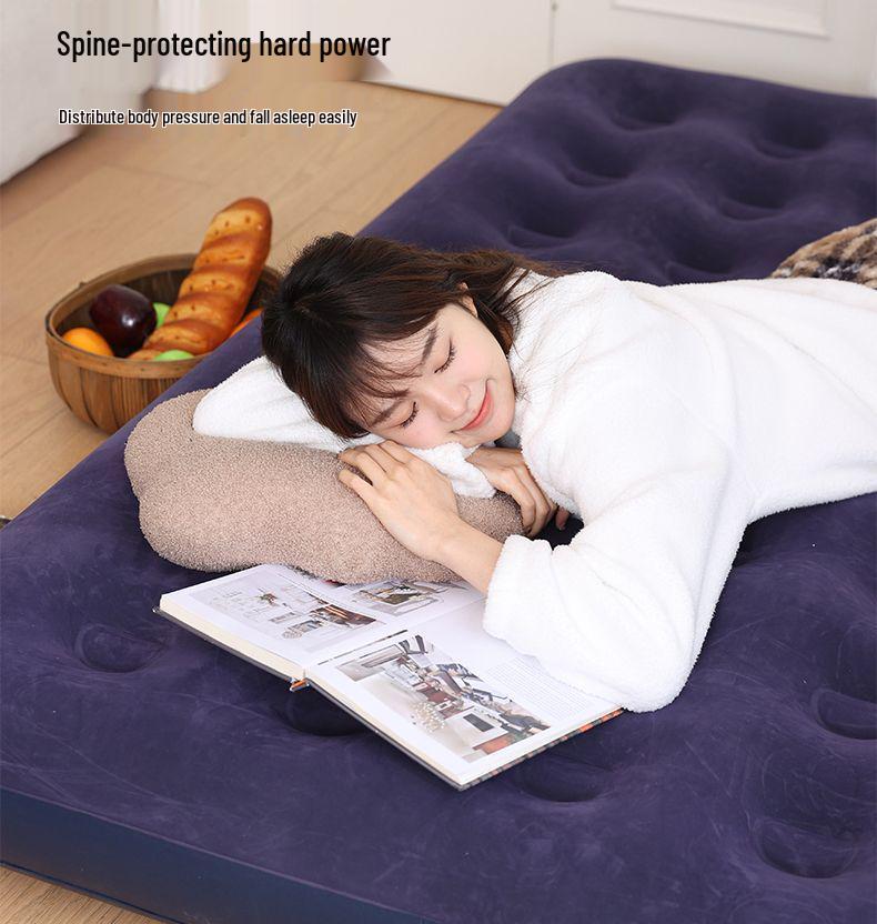 Shu Zeng Double Inflatable Mattress - Camping, Car, Home, Lunch Break Pad