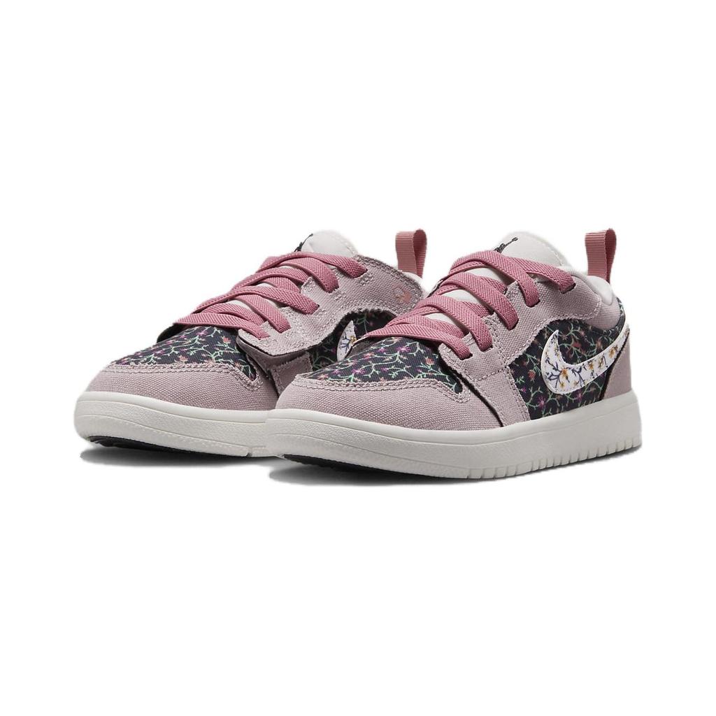Air Jordan 1 Retro Low ALT SE PS Floral Platinum Violet Anthracite Red Stardust Sail FJ3446-001