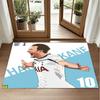 Harry Kane Design Crystal Velvet Rug Soft Decorative Mat for Bedroom Entrance