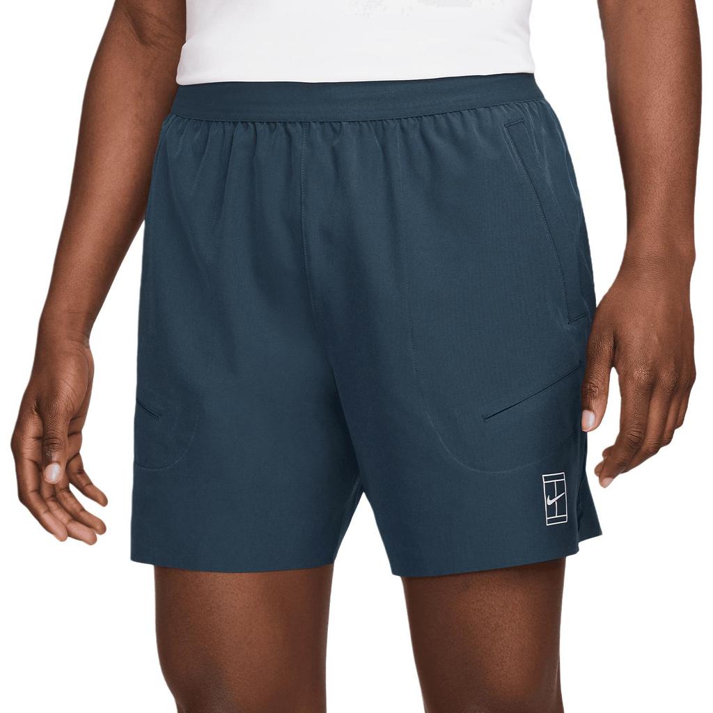 Nike Logo Elastic Side Split Casual Shorts Men Shorts Blue FZ6913-478