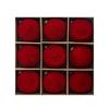 9Pcs Flocking Hanging Christmas Balls Embossed Festive Hanging Decorations  Home Mantel Decoration