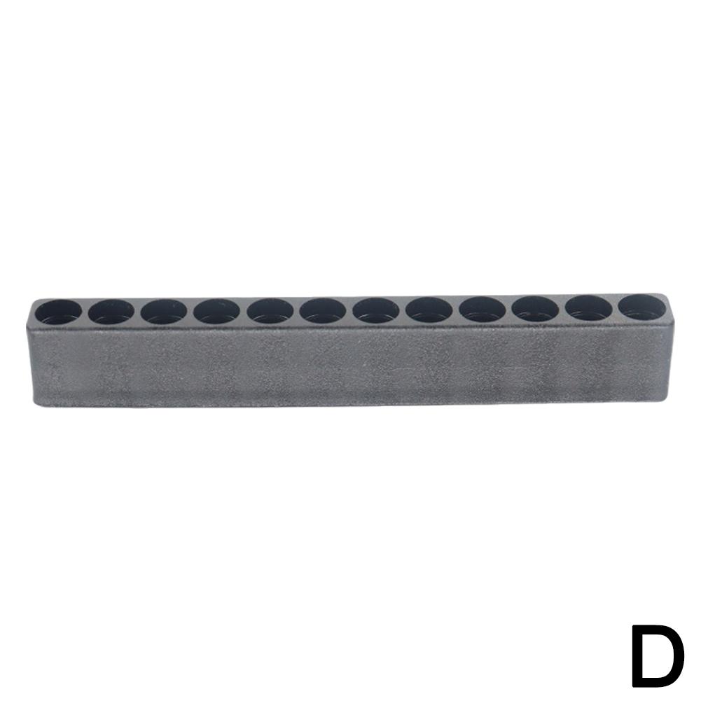 6/10/11/12 Holes Drill Bit Storage Case Screwdriver Head Holder Hex Shank Screwdriver Bit Holder For 6.35mm/ 1/4" Standard D1G8