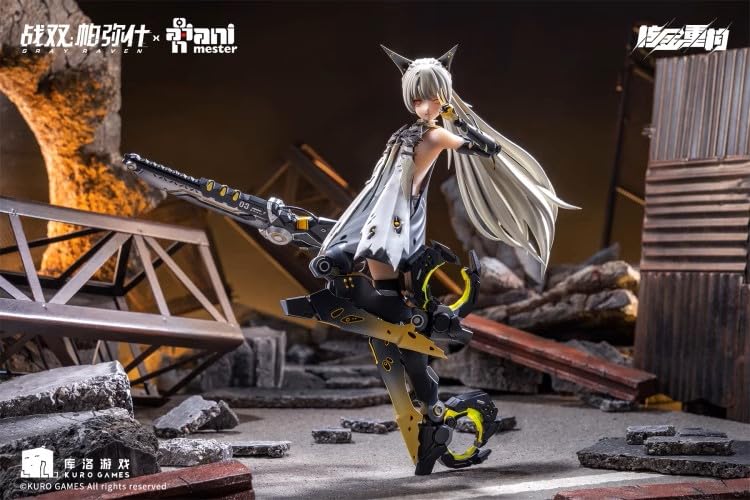 HiPlay AniMester Scale Nuclear Gold Heavy Construction Senso Permish Nanami Pulse Shining Shooting Star Movable Action Figure with Accessories Full
