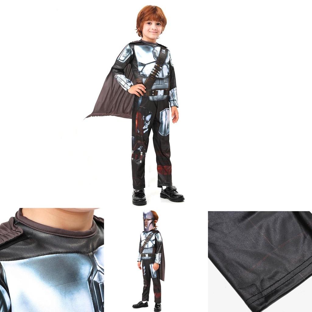 Galactic Bounty Hunter Mandalorian Costume For Kids Halloween Cosplay Outfit