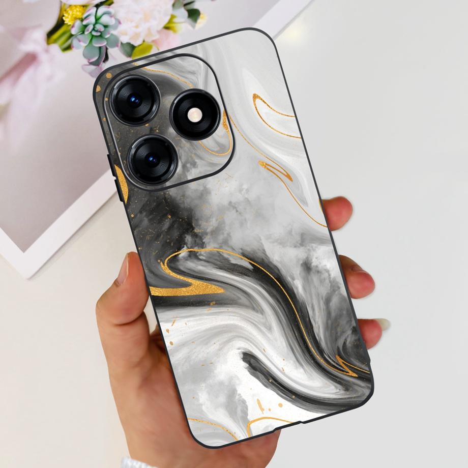 For Tecno Spark 10 10c 10 Pro Phone Case Spark10 KI5k KI5m KI5q KI7 Back Cover Soft Transparent TPU Slim Funda Dragon Astronaut