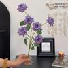 Purple Series Artificial Flowers: Elegant Decorative Floral for Home, Wedding, Model Room, and Soft Décor.