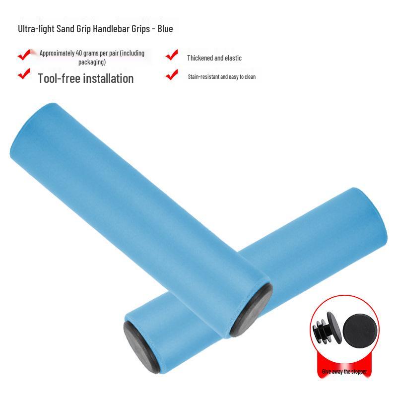 New Soft Silicone Handlebar Grips for Mountain Bikes