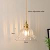 Nordic Modern Brass Glass Pendant Lamp LED E27 Bedroom Dining Living Room Bar Corridor Interior Decoration Chandelier