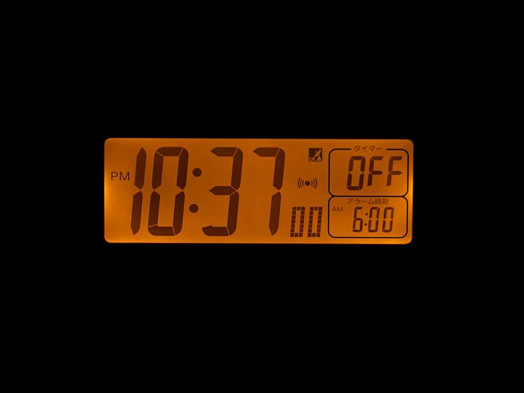 RHYTHM Alarm Clock Radio Clock Thermometer with Minute One Push Timer Function Fit Wave Timer D231 White x x 8RZ231SR03 3/5/15/30 6.4 13.6 5.7cm