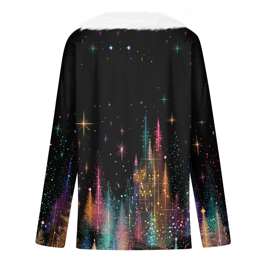 Long Sleeve Shirts For Women Cute Tops Christmas Prints Tees Blouses Casual Plus Size Basic Tops Pullover