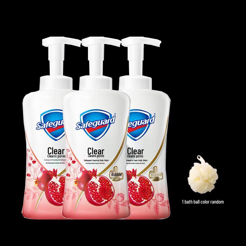 

Safeguard Pomegranate Bubble Body Wash 3-Pack