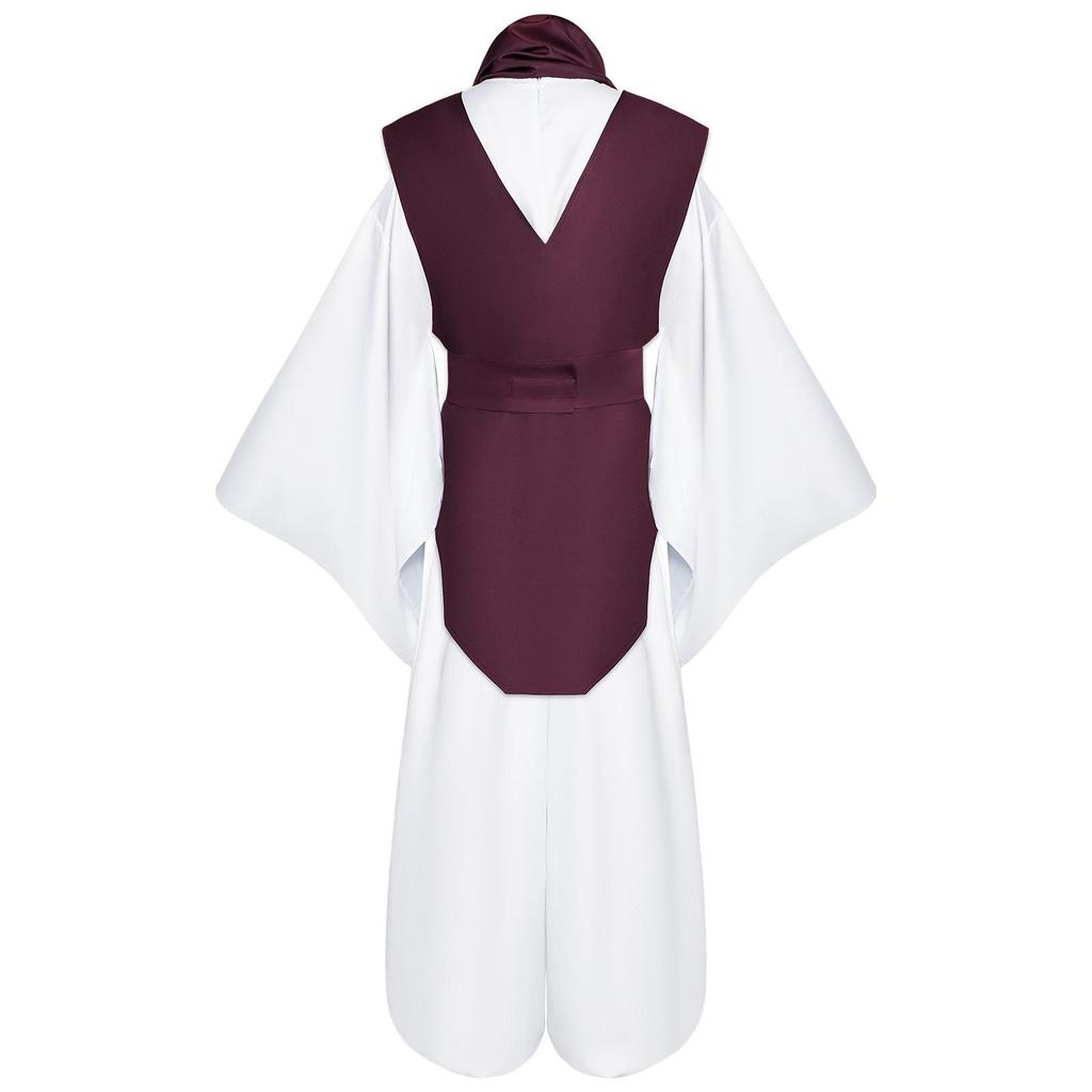 Jujutsu Kaisen Choso Cosplay Costume, Black & White Traditional Style Outfit for Anime Cosplay & Halloween Parties