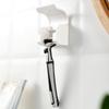 1pc Razor Holder Bathroom Organizer Wall-Mounted Shower Razor Holder Plastic Bathroom Storage Accessories Easy Organization Razor Protect