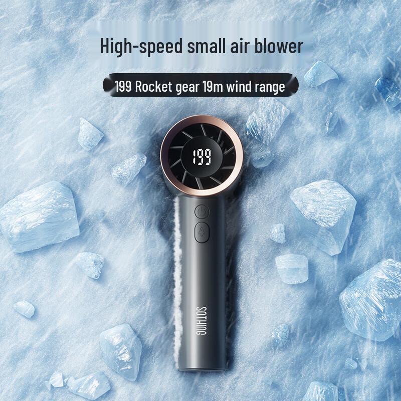 Portable Mini High-Speed Handheld Fan CN plug (adapter included)