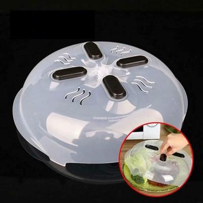 MICROWAVE COVER - Hover Cover - Anti-Sputtering - With Steam Vents - Easy To Clean - PP Plastic