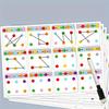 Reusable Training Link Cards Attention Training Color Number Cards  Early Education