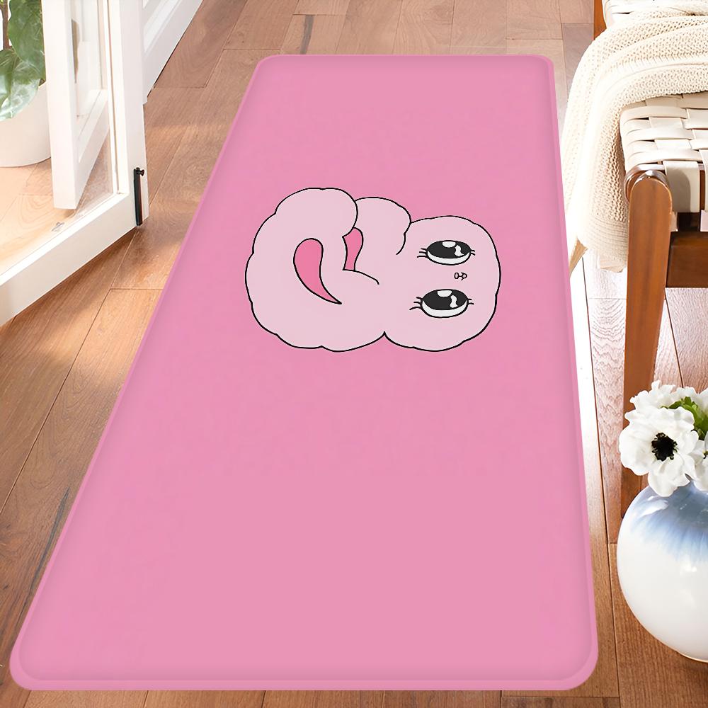 Esther Bunny Long Game Hallway Carpet INS Style Soft Bedroom Floor House Laundry Room Mat Anti-skid Bedside Area Rugs