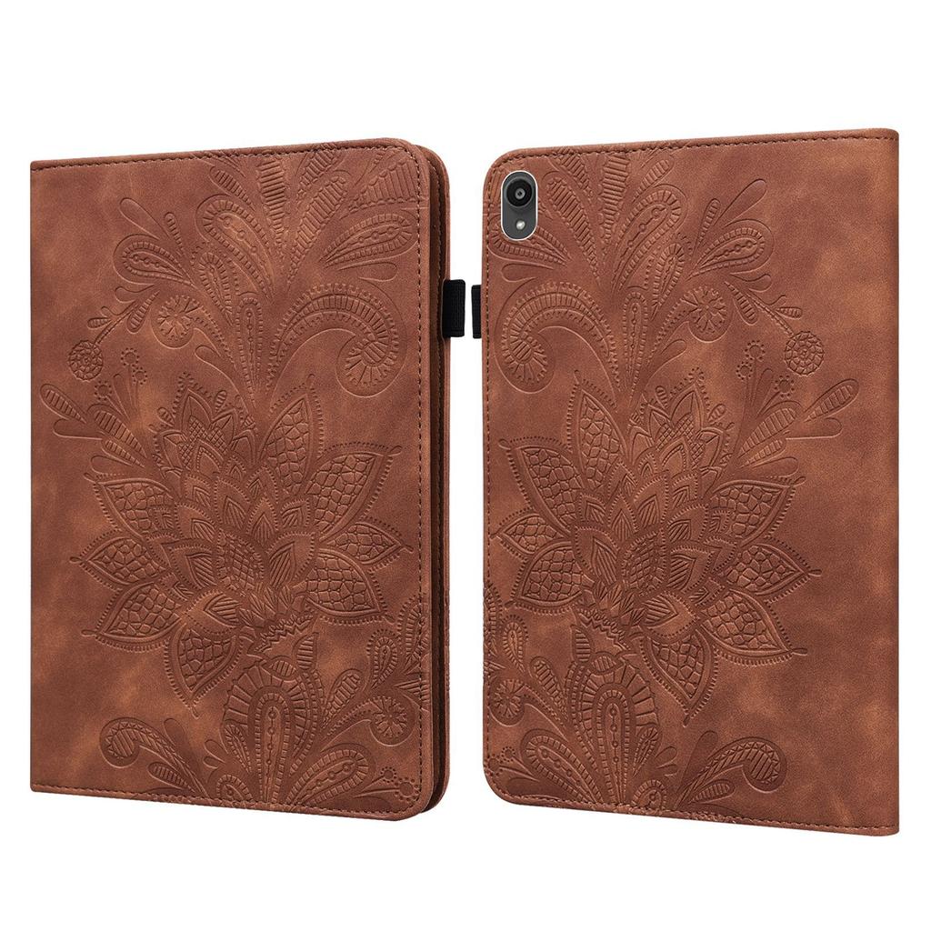 Suitable for Lenovo Xiaoxin Pad Flat Leather Case P11Pro2 Generation Lace Embossed Flat Card Holder M9