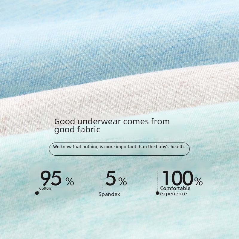 Boys' Cotton Boxer Briefs - Solid Color Shorts for Kids & Teens
