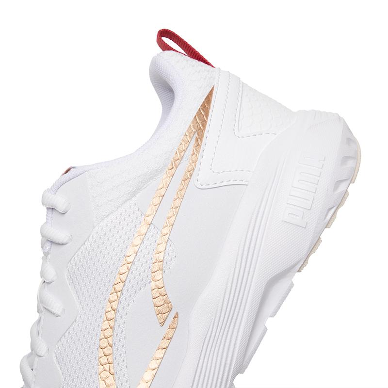 Puma All-Day Active Fashion Shock Absorbing Durable Breathable Lightweight Low-Top Casual Running Shoes Unisex Sneakers White Platinum 395245-01