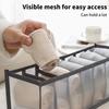 2/3Pcs Underwear Drawer Organizer Storage Box Foldable Closet Organizers Drawer Divider Storage Boxes For Underpants Socks Bra