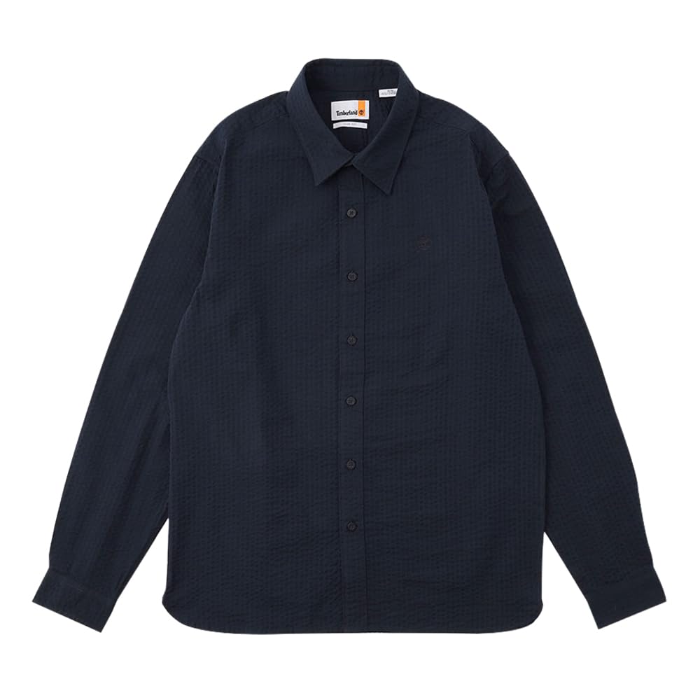 

Timberland Men s Seersucker Slim Shirt, Dark Sapphire, Size M (TB0A6R3HB681)