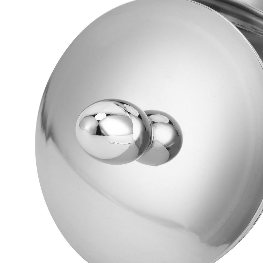 304 Stainless Steel Sugar Bowl Apple Shape Design Condiment Container Salt Box  Bar Cafe Hotel