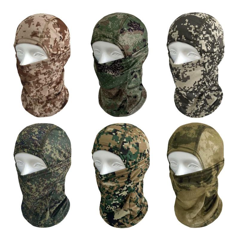 Summer Cycling Sun Mask Tactical Camouflage Windproof Dustproof Ski Mask Full Face Hood Balaclava