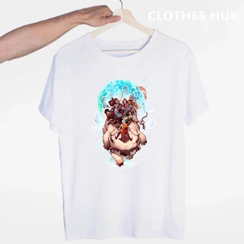 

Avatar the last airbender Aang Avatar New Fashion Hip Hop T Shirt Men Women Harajuku T-Shirts Print Tees Tops S