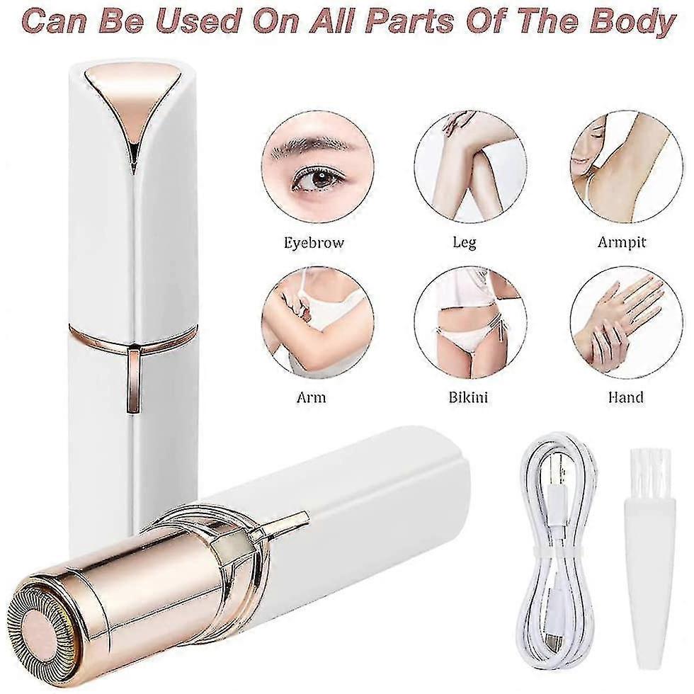 Elektrorasierer für Frauen, Elektrischer Augenbrauenhaarentferner, Tragbar Schmerzlos