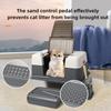 Stainless Steel Cat Litter Box Easy Clean Fully Enclosed Large Cat Toilet Corrosion Resistance Spatter-proof Pet Supplies