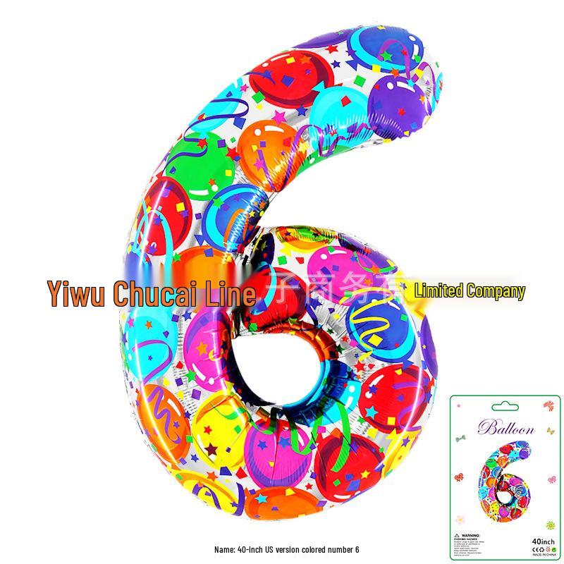 Décoration Bandeau Rayé à Carreaux Vache Dégradé 40" - Grand Chiffre pour Scène de Fête d'Anniversaire de Bébé